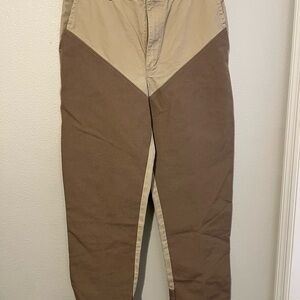 Orvis Missouri Break Field Briar Pants Brown Cotton Reinforced Canvas Size 38